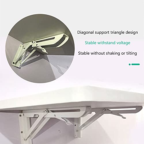 Mesa plegable de pared para balcón y dormitorio pequeño 4