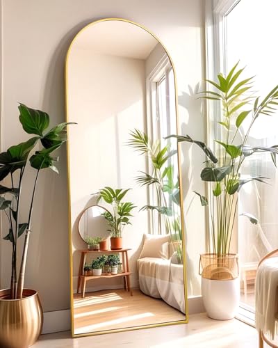 Komcote K-ALU-1858 GD Arch Mirror Full Length, Floor Length Mirror thumb #3