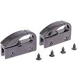 Accesorios de metal para bolso de mano (2 piezas) (negro)