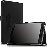 Infiland Verizon Asus ZenPad Z10 / ASUS ZenPad 3S 10 Case - Folio Premium PU Leather Smart Case Cover for Verizon Asus ZenPad Z10 ZT500KL / ASUS ZenPad 3S 10 Z500M 9.7-Inch Tablet, Black