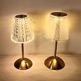 Amingulry Cordless Table Lamp, Rechargeable Battery Operated Lamp, 3 Color Modes & Stepless Dimmable