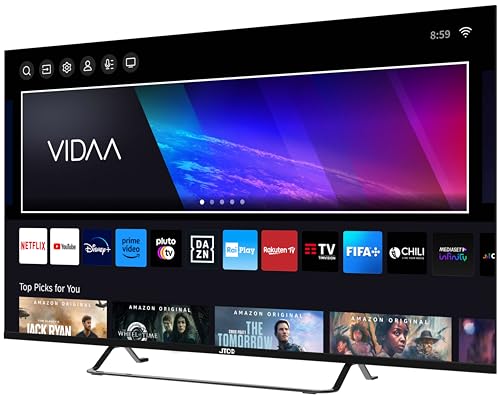 JTC-24 50" rahmenloser UHD Smart TV JTCS50U39501FL, VIDAA, Triple Tuner – Bild 4