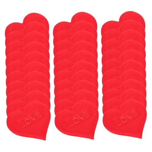 FOYTOKI 100pcs Heart Shape Petals Valentine's Day Decor Wedding Bridal Shower Table Favors