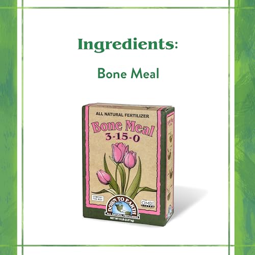 Down to Earth Organic Bone Meal Fertilizer 3-15-0, 5 lb