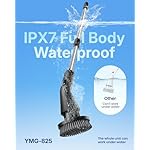 Leebein Electric Spin Scrubber, Cordless Cleaning Brush for Bathroom Shower Tub, IPX7 Waterproof Power Scrubber with 7 Brush Heads, Extendable Long Handle and 2 Speeds Scrubber for Bathtub Floor - Image 3