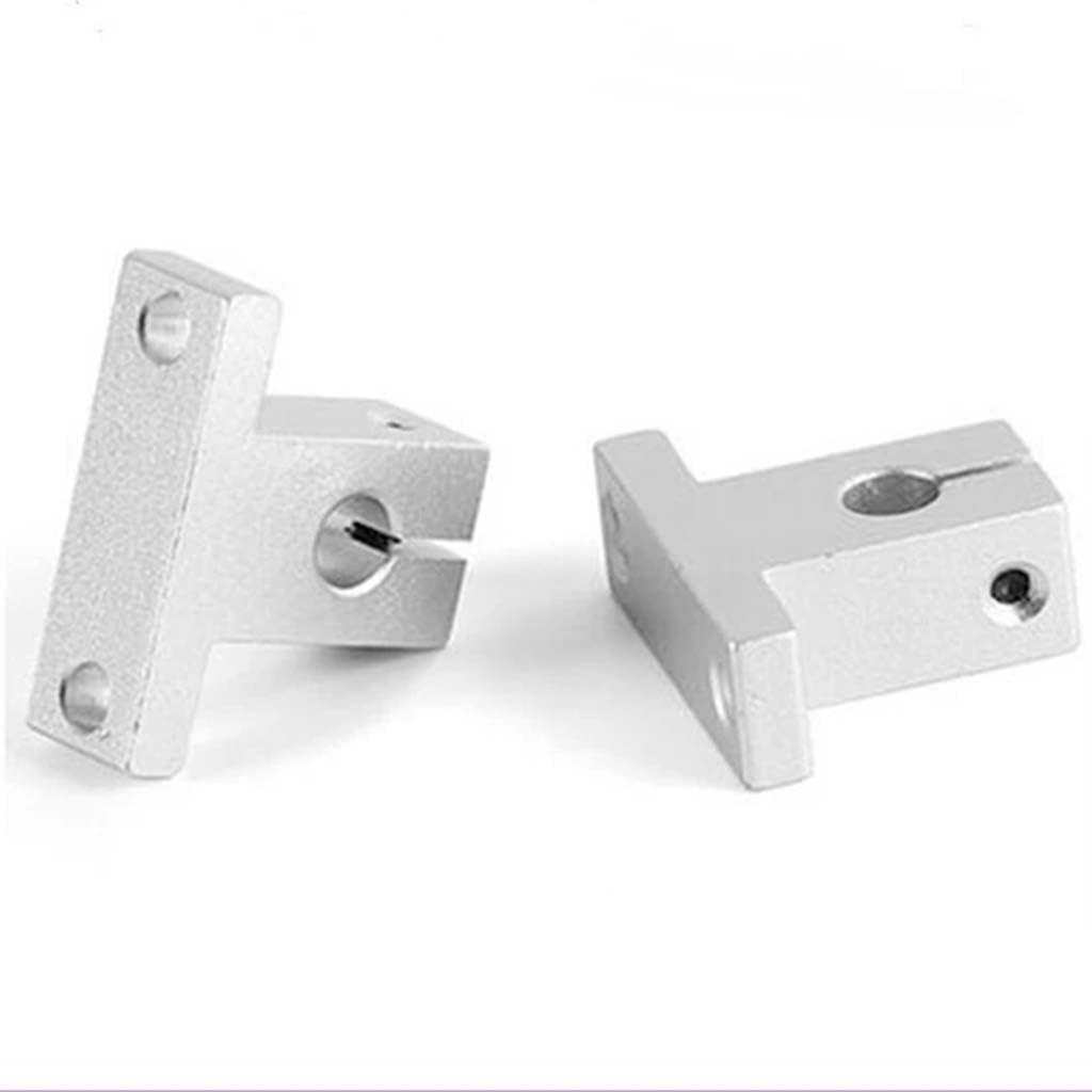 4 Piezas SK8 SK10 SK12 SK16 SK20 SK25 SK30 Soporte De Eje De Riel De Cojinete Lineal De 8 Mm For Mesa XYZ CNC Router SH8A Pieza De Impresora 3D(SK30 30mm)