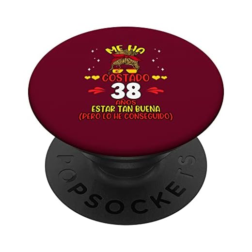 Me Ha Costado 38 Años Estar Tan Buena 38 Cumpleaños PopSockets PopGrip Intercambiable