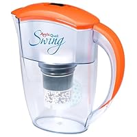 Wasserfilter AcalaQuell Swing | Orange | Kannenfilter mit höchster Filterleistung | Mehrschichtige Filterkartusche | PI-Technology | Kreiert köstlich schmeckendes, wohltuendes Wasser