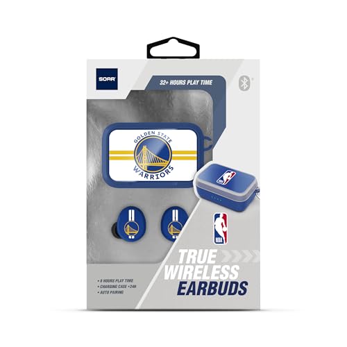 Image of SOAR NBA Wireless Sport Earbuds: Comfortable Fit & Convenient Charging