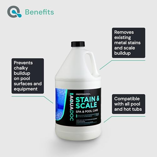 Image of AquaDoc Pool & Spa Stain and Scale Remover for Hot Tubs - 128oz