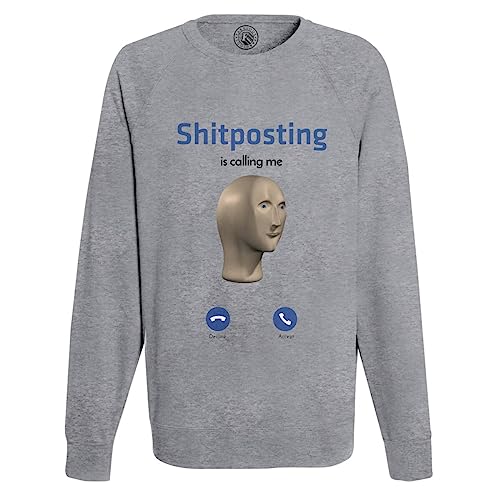 Sweat-Shirt Shitposting Is Calling Me Confort Coton Homme