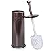 Home Intuition Vented Toilet Brush and Holder, Bronze, 1 Pack