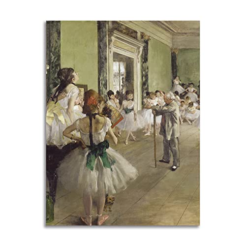 La classe de ballet Edgar Degas toile reproduction impressionniste
