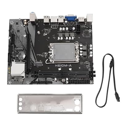 H610M: a DDR4 Motherboard That Supports 12th, 13th and 14th Processors, LGA 1700, PCIe 3.0, M.2 NVME Slot, Gigabit Ethernet Card, USB3.0, HDMIVGA