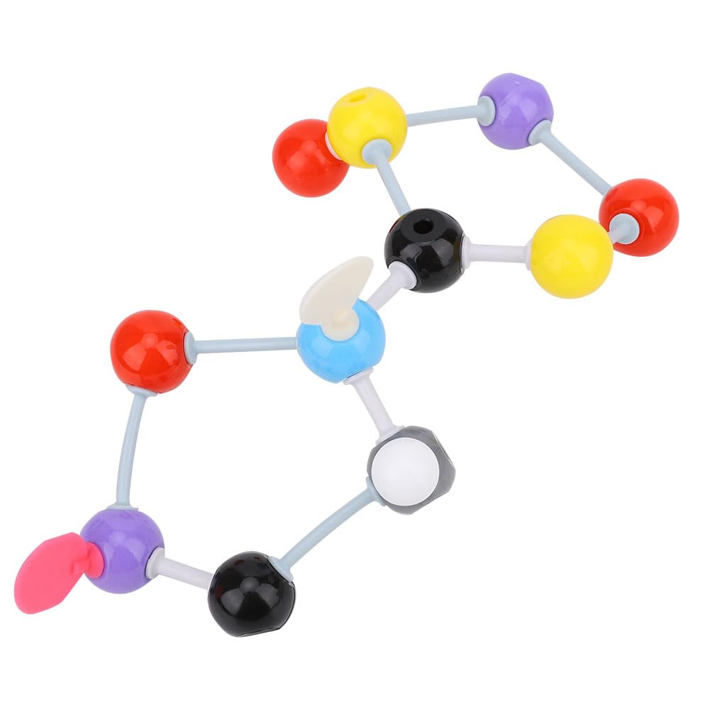 Kit de modèles moléculaires pour chimie organique et inorganique, type boule et bâton, ensemble de 206 pièces avec atomes et liaisons pour étudiants et enseignants