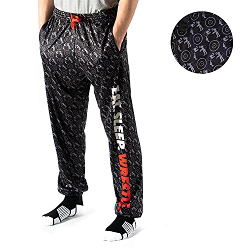 ChalkTalkSPORTS Wrestling Lounge Pants | Eat Sleep Wrestle | Youth and Adult Sizes3