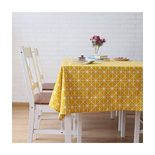 Nappe en coton lin rectangle carré 140x140 nappe couverture tartan