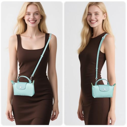 Image of SENTEN Purse Straps Replacement for Longchong Bag Women, Leather Crossbody Shoulder Strap Kit Adjustable for XS Longchong Bag