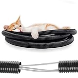 SunGrow Dog and Cat Cord Protector, 3/8 Inch Diameter, Dog, Cat, Ferret Cord Protector from Wire Chew, Cable Protector Tubing, Stop Chewing Cable Management Sleeve (5 Feet)