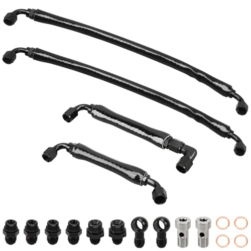 Boeeda Turbocharger Coolant Line Upgrade Kit Compatible with Ford F-150 3.5L 2011-2016, Expedition 2015-2017, Transit 2013-2024, for Lincoln Navigator 2015-2017 3.5L，aftermarket part