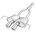 Stainless Works 2009-15 Cadillac CTS-V Headers 2in Primaries High-Flow Cats 3in Leads X-Pipe Factory