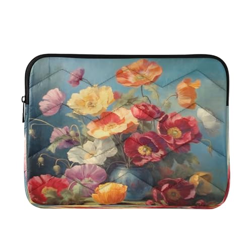 Funda para laptop con flores coloridas para 13-14 pulgadas miniatura 1
