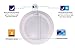 Cloudy Bay 10 Inch Motion Sensor Ceiling Light With Photocell, 120V 18W 5000K Bright Day Light,10 inch LED Flush Mount Round Lighting Fixture For Garage,Walk-in Closet,Attic,Pantry