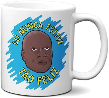 Caneca Engraçada Capitão Holt B99 Eu Nunca Estive Tão Feliz