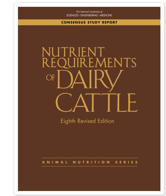 Nutrient Requirements of Dairy Cattle