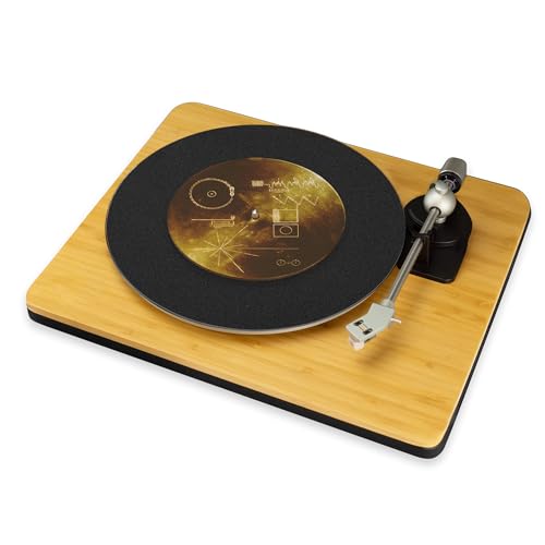 Voyager Golden Record Cover Slip Mat Turn Table DJ Slip Mat Scratch Pad (7")