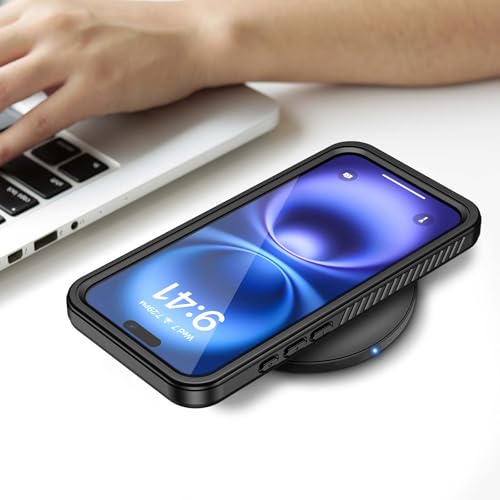 Lanhiem for iPhone 16 Case, IP68 Waterproof Dustproof Shockproof Cases with Built-in Screen Protector, 360 Full Body Protective Heavy Duty Rugged Phone Cover for iPhone 16-6.1 inch (Black/Clear) Lanhiem for iPhone 16 Case, IP68 Waterproof Dustproof Shockproof Cases with Built-in Screen Protector, 360 Full Body Protective Heavy Duty Rugged Phone Cover for iPhone 16-6.1 inch (Black/Clear)