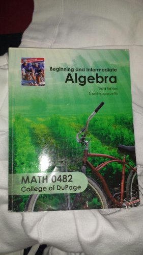 Beginning and Intermediate Algebra, Math 0482, ... 0077601254 Book Cover
