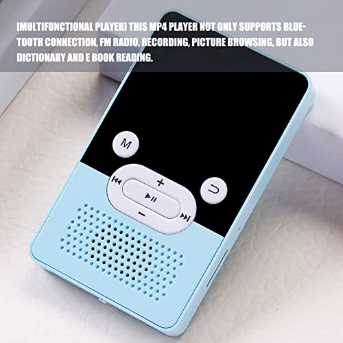 Mp3 Player Mp4 Player, Slim Classic 1.8 Inch Color Screen Mp3 Music Player Built In Hd Speaker, Fm Radio, Voice Recorder, Bt Connection (Blue) #TOP2