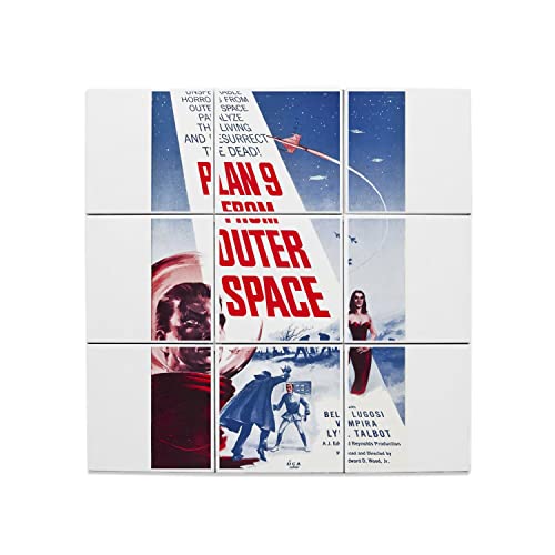 Carreaux Céramique Décoratif Affiche Film Plan 9 Poster Cinéma Vintage Rétro x9
