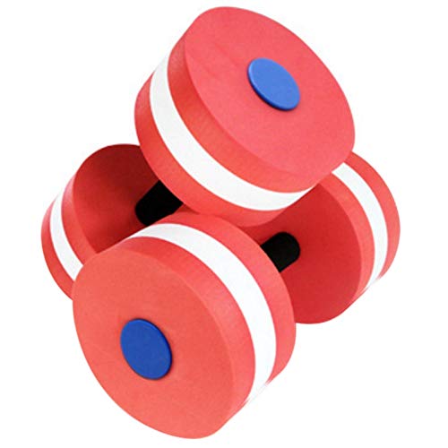 Kznifmk de Espuma Mancuerna de AeróBicos AcuáTicos de Ejercicio AcuáTico Barras de Mano NatacióN Entrenamiento Equipo de Fitness 2 Piezas