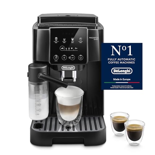 De'Longhi Magnifica Start Fully Automatic Coffee Machine, Original Italian Brand, 5+ Recipes, Make Cappuccino, Espresso, Americano & Iced Coffee, Dire