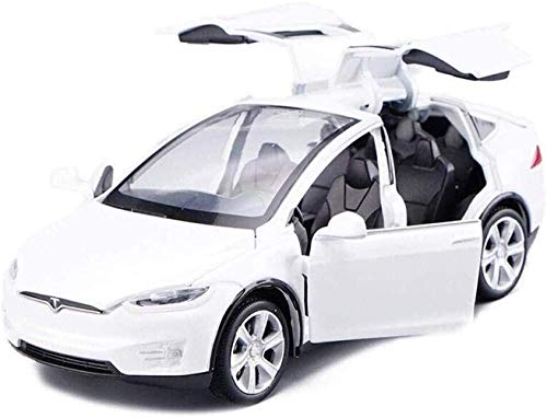 Coches a Escala 1:32 Tesla Modelo X90 coche fundido a troquel W/Sound...