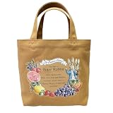[PETER RABBIT(TM) ピータ―ラビット(TM)] ハンドバッグ ランチバッグ 日本製 帆布トート お弁当サイズ 2410-0604 イエロー