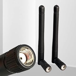 (2-Pack) Dual Band WiFi 2.4GHz 5GHz 5.8GHz 3dBi MIMO RP-SMA Male Antenna for WiFi Router Wireless Network Card USB Adapter- Security IP Camera Video Surveillance Monitor