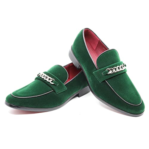 Image of Men's Vintage Velvet Designer Classic Dress Tuxedo Smoking Slipper Loafer Slip On Shoes Arthur-02