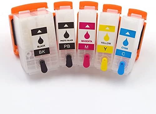 6 Color 378xl 478xl Refillable Ink Cartridge with Auto Reset Chip Compatible with E-pson Expression XP-15000 XP-15010 XP-15080 Printers (Color : Cartridge, Size : 1)