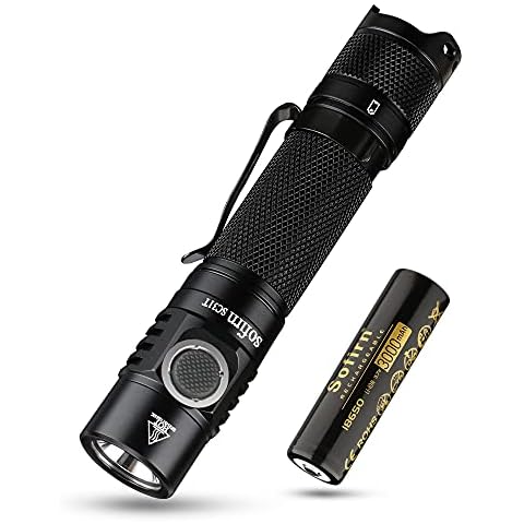 Sofirn SC31T Rechargeable Led Torch , Portable Flashlight with 18650 Battery,2000 Lumen SST40 6500K LED,Super Bright with 18650 Battery, Type C Charging Port, EDC Light for Camping Hiking Fishing Cover