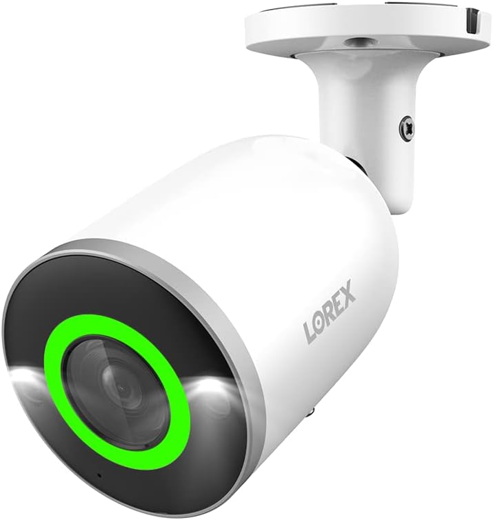 4K Deterrence Bullet Wired IP PoE Add-On Metal Security Camera | Smart Security Lighting | Color Night Vision | Smart Motion Detection Plus | 2-Way Talk | IP67 Weatherproof