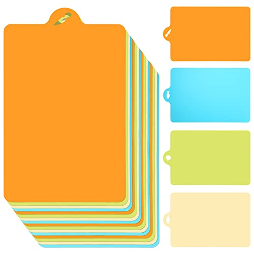 20 Pcs Flexible Cutting Board Mats Plastic Cutting Mats Non Slip