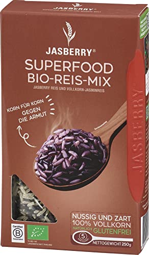 Bio Vollkorn Reis Jasberry Superfood 250g - Variante Mix