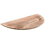 Onxyrbyte Estante de Pared de Madera Maciza Semicircular,Libros