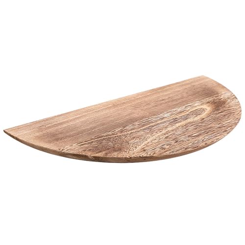 Onxyrbyte Estante de Pared de Madera Maciza Semicircular,Estantes De Pared Flotantes Semicirculares De Madera Maciza,Baldas Flotantes Decorativa Rústica,Ahorro de Espacio,para Fotos,Plantas,Libros