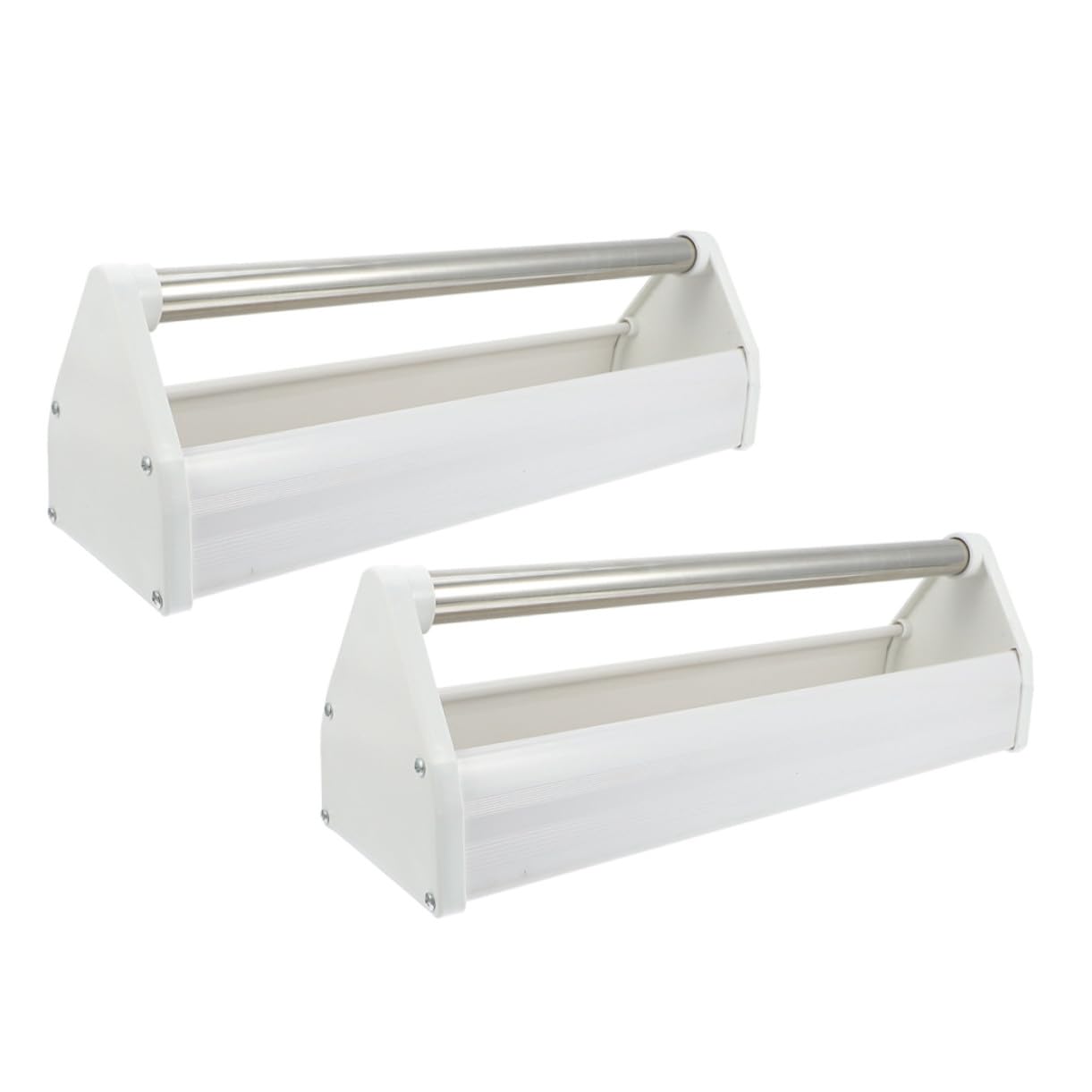 UKCOCO Mangeoire pour Pigeons et Calopsittes Solide en Plastique et Acier Inoxydable, Lot de 2 Pièces 40 Cm, Alimentation Pratique pour Volière, Adaptée aux Petits Oiseaux de Compagnie