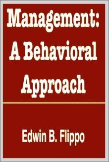 Hardcover Management: a behavioral approach Book