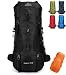 Doshwin 70L Mochila Camping Trekking Senderismo Viaje (con Funda Impermeable) (Negro)